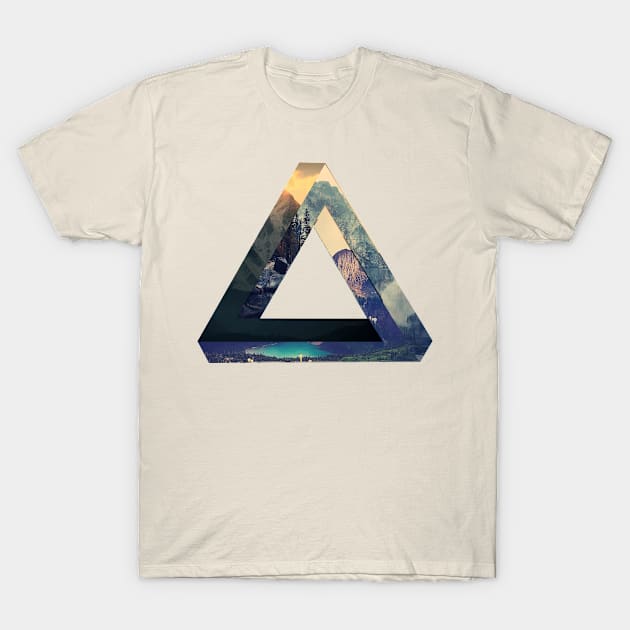 Penrose mountains T-Shirt by willohbe